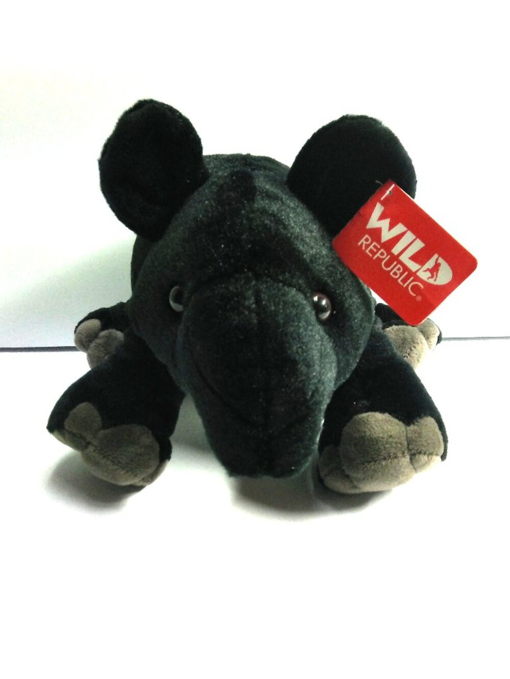 Wild Republic Cuddlekins Tapir 12" Long New w/Tag Black, White 2017, #13453CK